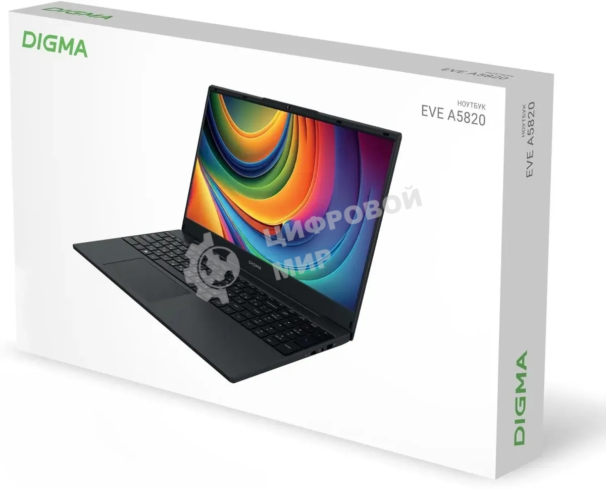 Ноутбук Digma EVE A5820 Ryzen 3 3200U 16Gb SSD 512Gb AMD Radeon 15.6