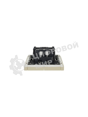 Выключатель IEK FORTE&PIANO FP406 2-кл с индикатором 10А ваниль