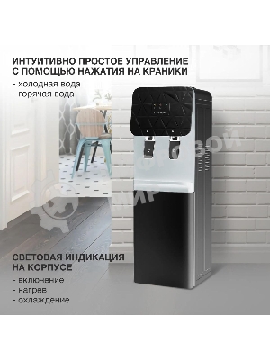 Кулер для воды Starwind SW-1003EB, верхняя загрузка, нагрев 95 °С, охлаждение 10 °С, черный