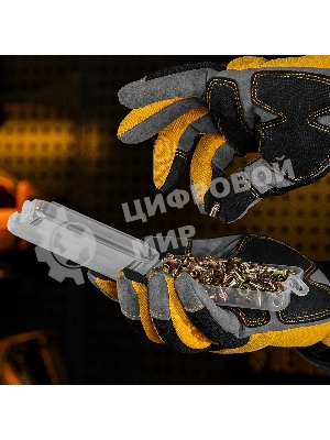 Заклепки резьбовые Denzel стальные, оцинкованные, М4, пластиковый кейс, 140 шт.