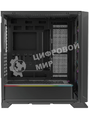 Компьютерный корпус Forza FZ-G901 EATX Case, black, w/o psu,Tempered glass front panel, 2x3,5