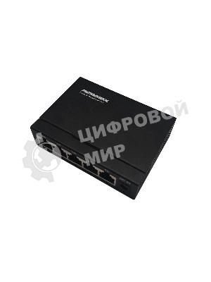 Коммутатор неуправляемый NEOMAX NMS-105P-1000-S, 5 портов 1000 Mbps, металл
