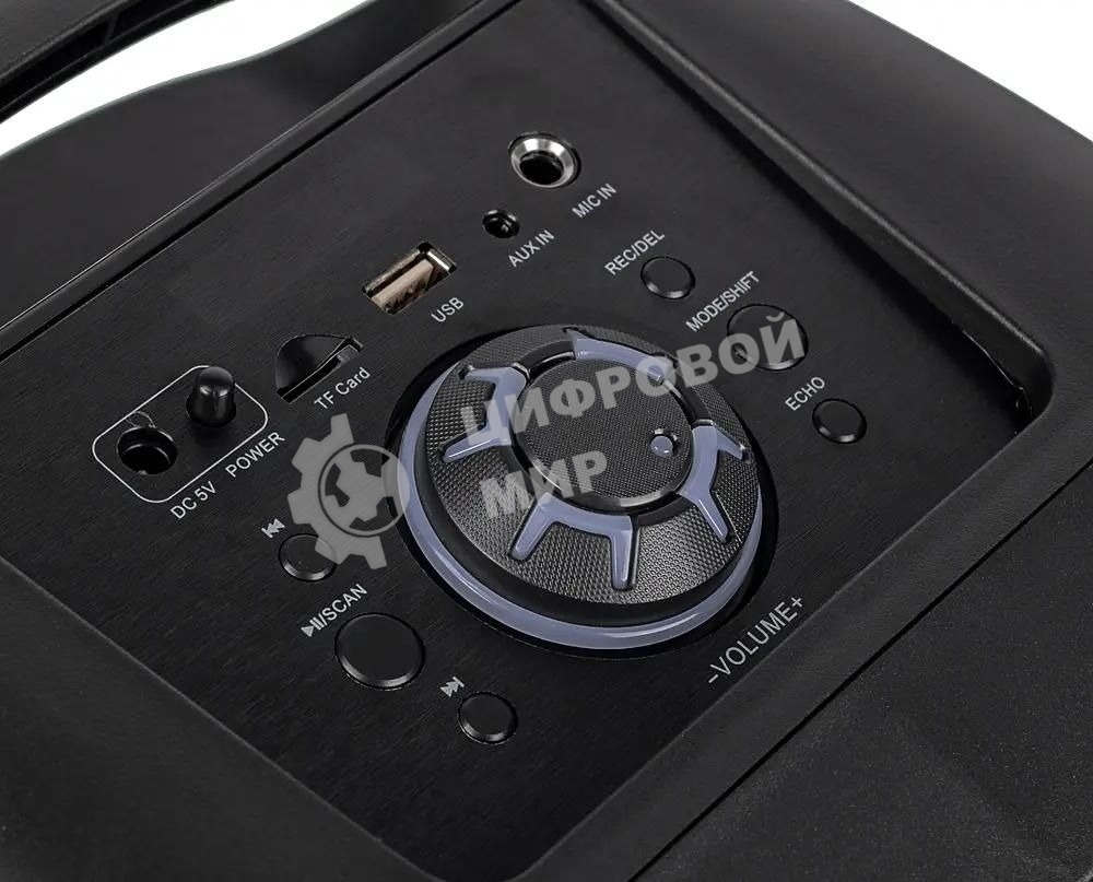 Минисистема Hyundai H-MAC180 черный 30Вт/FM/USB/BT/SD/MMC