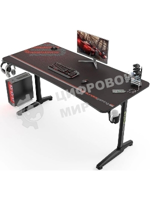 Стол игровой Eureka ERK-GIP-P60B столешница ЛДСП черный каркас черный