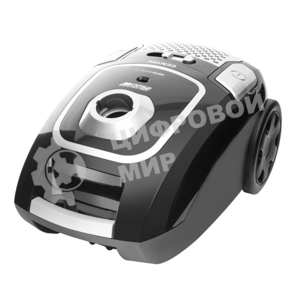 Пылесос Centek CT-2519 черный/хром, 500/2500 Вт, уборка сухая, пылесборник мешок 4 л