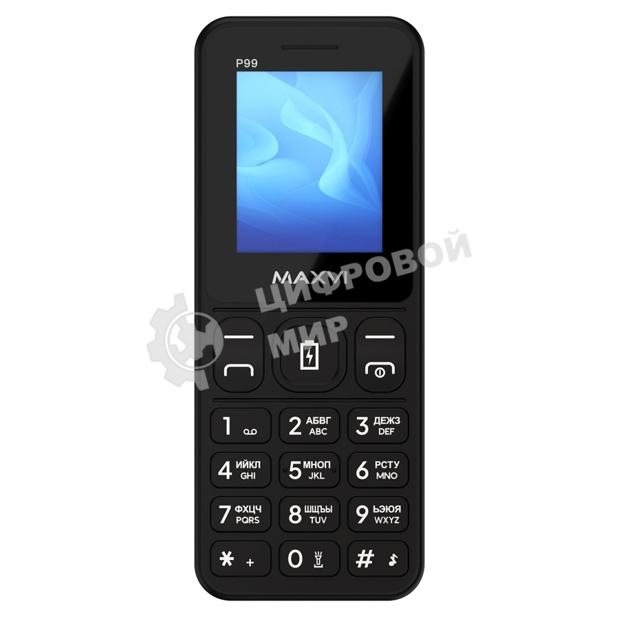 Мобильный телефон Maxvi P99 черный