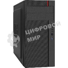 Компьютерный корпус Miditower ExeGate AA-440U-UNS350 (ATX, БП UNS350 с вент. 12см, 2хUSB+1хUSB 3.0, аудио, черный)