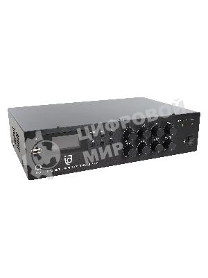 Микшер-усилитель Intrend ITMXAMP-60MT MP3, FM тюнер, USB, Bluetooth, 2хMic/3хLine входы, 1хLine выход,60 Вт, 4/8Ом/100V, IR-пульт в комплекте