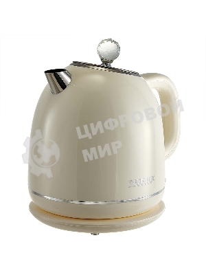 Чайник электрический Delta LUX DE-1018 (1,7 л. металл/пластик) белый