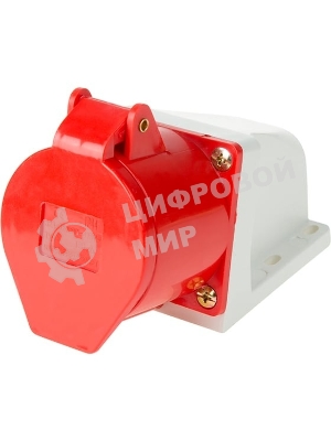 Розетка Rexant 125 стационарная 3Р+РЕ+N 32А 380В IP44