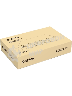 Коммутатор Digma DSW708G-2S-T, 8×1 Гбит/с + 2×1 Гбит/с SFP, управляемый