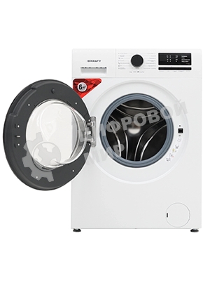 Стиральная машина Kraft KF-EN6106W белый, загрузка фронтальная 6 кг, 1000 об/мин, класс A+++