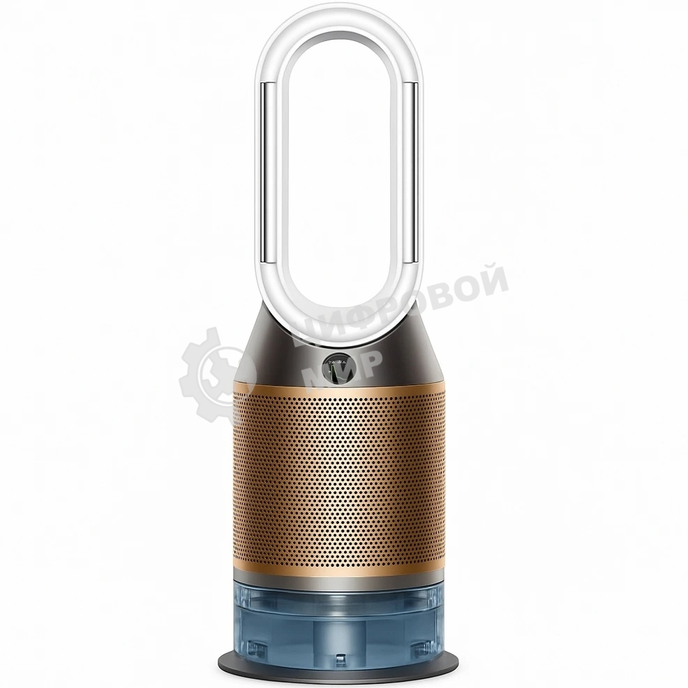 Очиститель-увлажнитель воздуха Dyson PH05 545007-01 белый/золотистый, 40 м², 5 л, HEPA H13, угольный фильтр, SCO-катализатор, УФ-стерилизация воды, управление со смартфона, датчики качества воздуха, 6 режимов работы