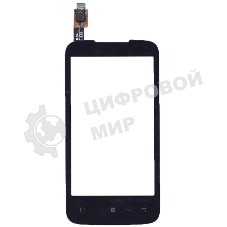 Сенсорное стекло (тачскрин) для Lenovo A376, черное