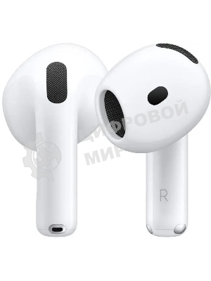Наушники TWS Apple AirPods 4 ANC белый, вкладыши, Bluetooth, активное шумоподавление, беспроводная зарядка, до 4 ч