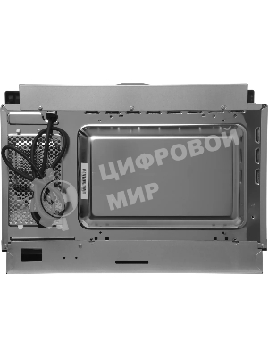 Встраиваемая микроволновая печь Domfy DM2540BW BG черный, 25 л, 900 Вт, переключатели - поворотный механизм/кнопки