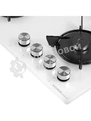 Газовая варочная панель HOMSair HGG641EWH независимая, белый