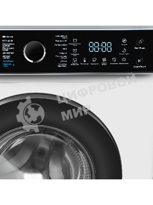 Стиральная машина c инвертором и паром Maunfeld MFWM148IWHT белый, загрузка фронтальная 8 кг, 1400 об/мин, класс: A+++