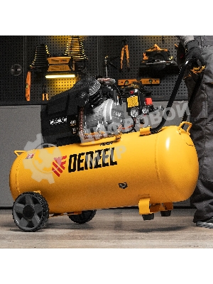 Компрессор воздушный Denzel DKV2200/100,Х-PRO (58079) 2.2 кВт, 400 л/мин, 100л