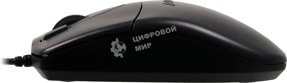 Мышь проводная A4Tech OP-620D черный, 1000 dpi, USB, кнопки - 4