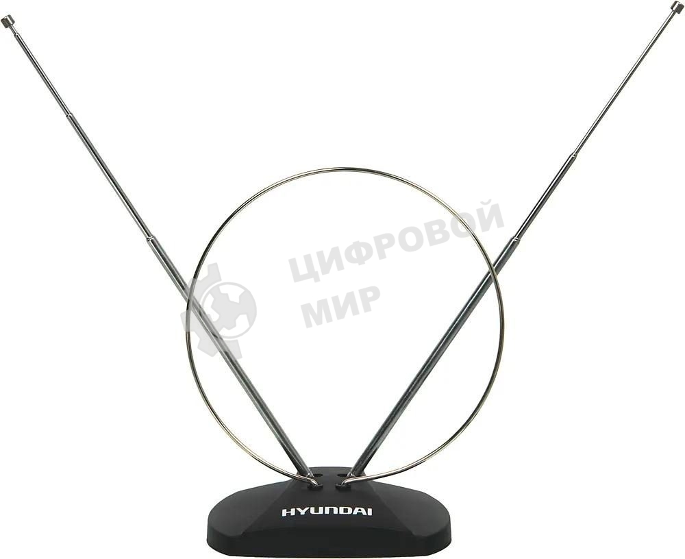 Антенна телевизионная Hyundai H-TAI120 3дБ пассивная черный