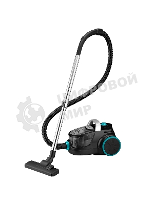 Пылесос Delta LUX DL-0836 черный с бирюзовым