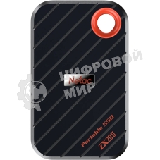 Внешний SSD Netac ZX20 II, 2TB, USB 3.2 Gen 2 Type-C, R/W 2000/1800, черный