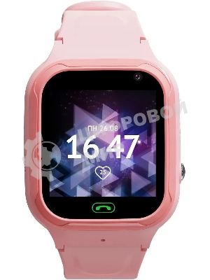 Смарт-часы AIMOTO Omega 4G с видеозвонком розовый 9250102