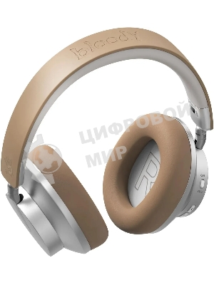 Беспроводные/проводные наушники A4Tech Bloody MH390 хаки, накладные, Bluetooth + проводной