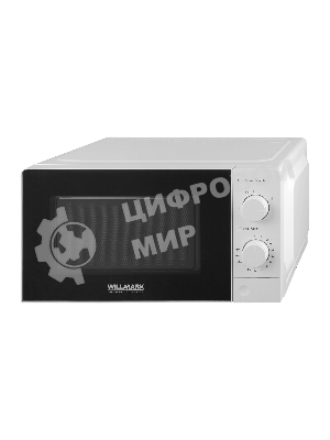 Микроволновая печь WILLMARK WMO-202MW белый, 20 л, 700 Вт, переключатели - поворотный механизм