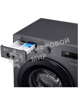 Стиральная машина LG F2Y1TYP6J графит, загрузка фронтальная 8 кг, 1200 об/мин, класс A