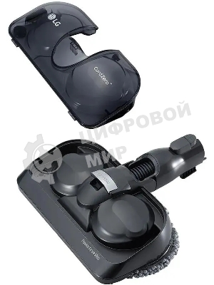 Пылесос вертикальный LG A9N-MASTERX черный, питание от аккумулятора, 160 Вт, уборка влажная/сухая, пылесборник 0.44 л, работа от АКБ max 50 мин