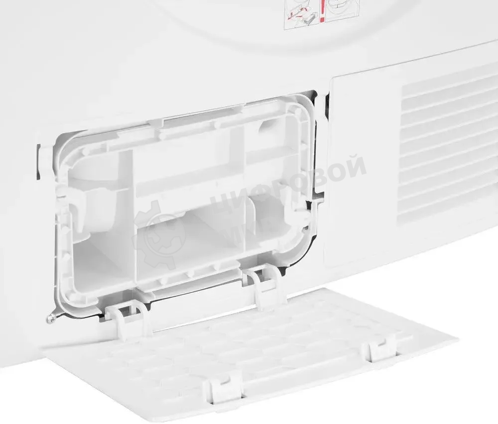 Сушильная машина MAUNFELD MFDM168WHE белый, 8 кг, сушка - конденсационная, программ - 16, 59.7 x 84.8 x 63.2 см