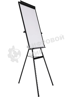 Флипчарт Deli 7892, лак, 90x60 см на треноге белый с аксессуарами