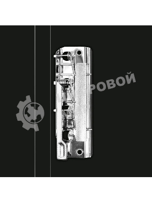 Папка с металлическим зажимом Buro A4, пластик, 0.5мм, черный