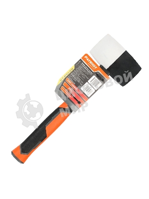 Киянка Patriot RMF-680BW черно-белая, с фиберглассовой рукояткой, 680г