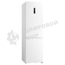 Холодильник Korting KNFC 62012 W белый двухкамерный 256/104л морозилка снизу, No Frost