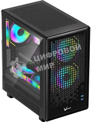 Компьютерный корпус Aerocool/Formula Air Mesh G2 черный без БП mATX 3x120мм 2xUSB 3.0 audio