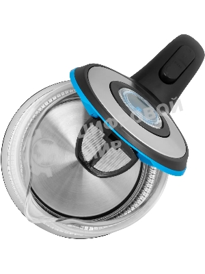 Чайник электрический Vitek VT-7028 1.7 л, 2200 Вт, прозрачный корпус: стекло