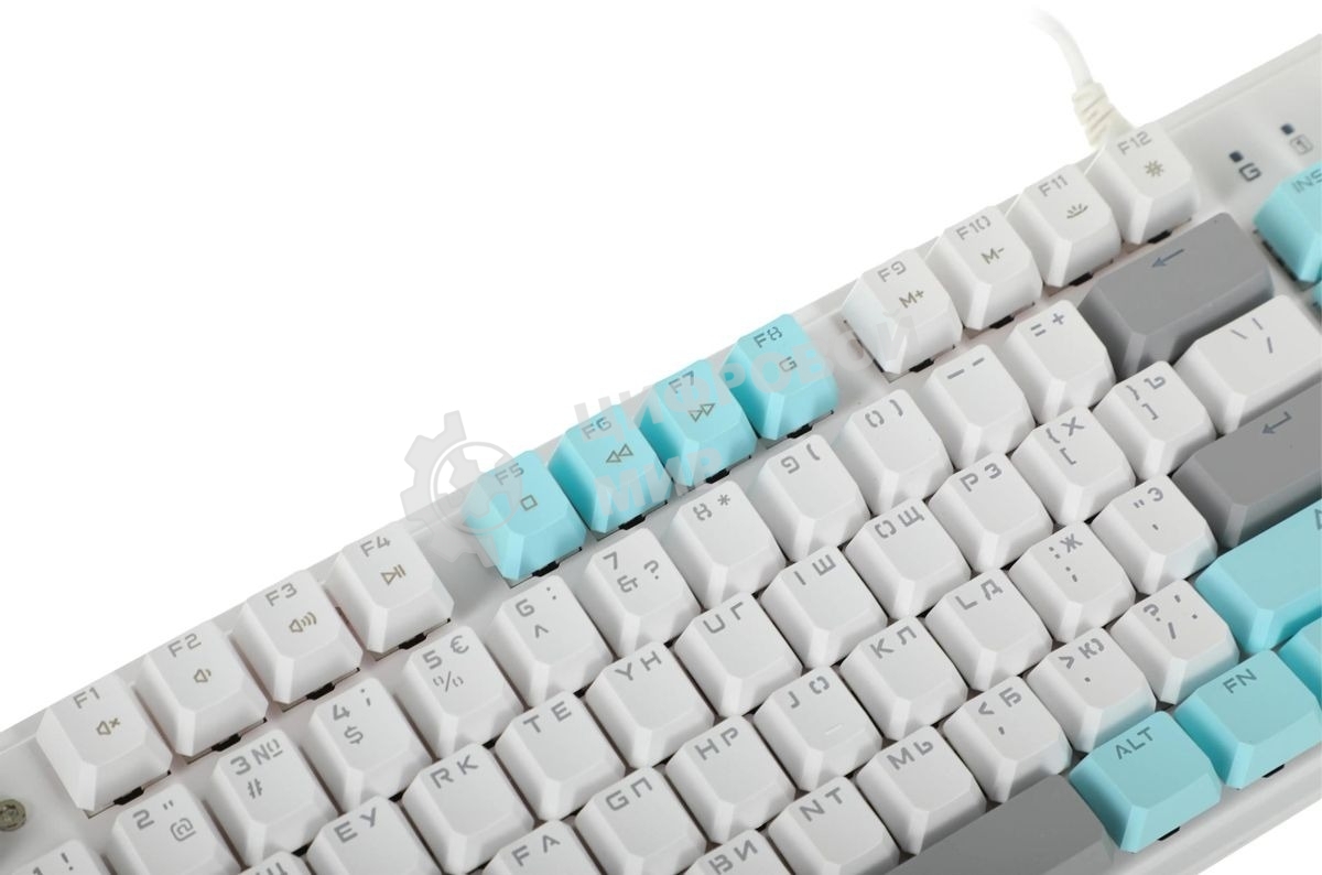 Клавиатура проводная A4Tech Bloody S510N USB белый