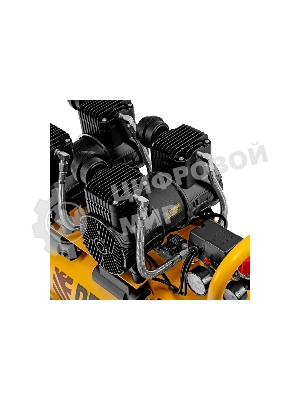 Компрессор безмасл. малошумный Denzel DLP -3000/50, 3 кВт, 2х1,5 кВт,50 л, 2850 об/мин,500 л/мин
