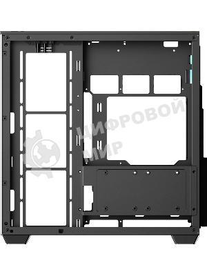 Корпус Ocypus Delta C74 ARGB Black, Midi-Tower, чёрный, 2 x 120 мм