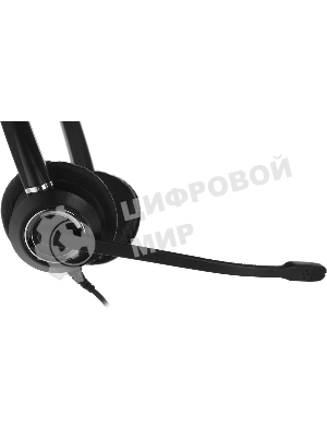 Гарнитура VT VT6200-D чёрный-серебристый, проводная, USB