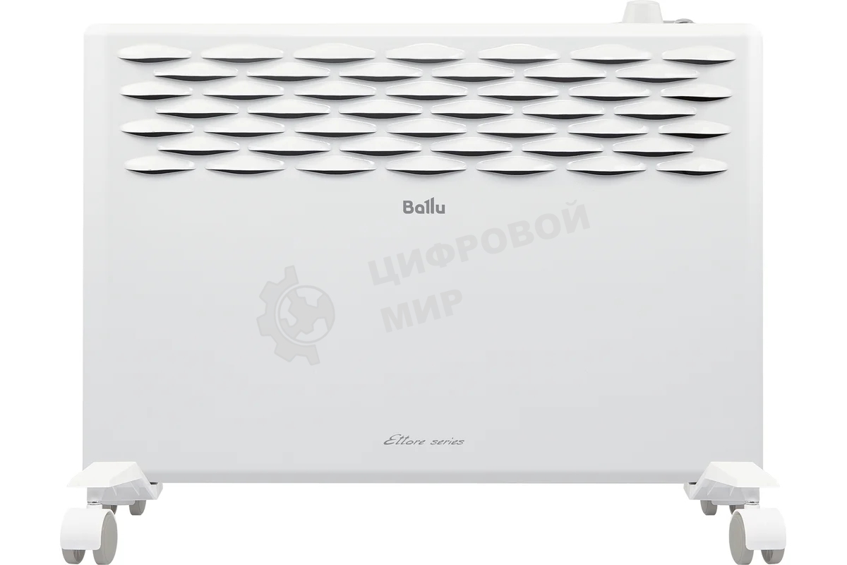 Конвектор электрический Ballu Ettore BEC/ETMR-1500 белый, 1500 Вт, 20 м2, термостат
