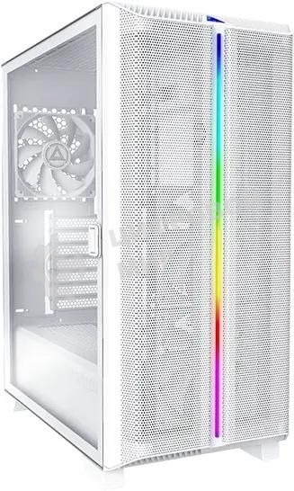 Компьютерный корпус Montech SKY ONE Lite белый без БП ATX 3x120mm 2xUSB3.0 1xUSB3.1 audio bott PSU