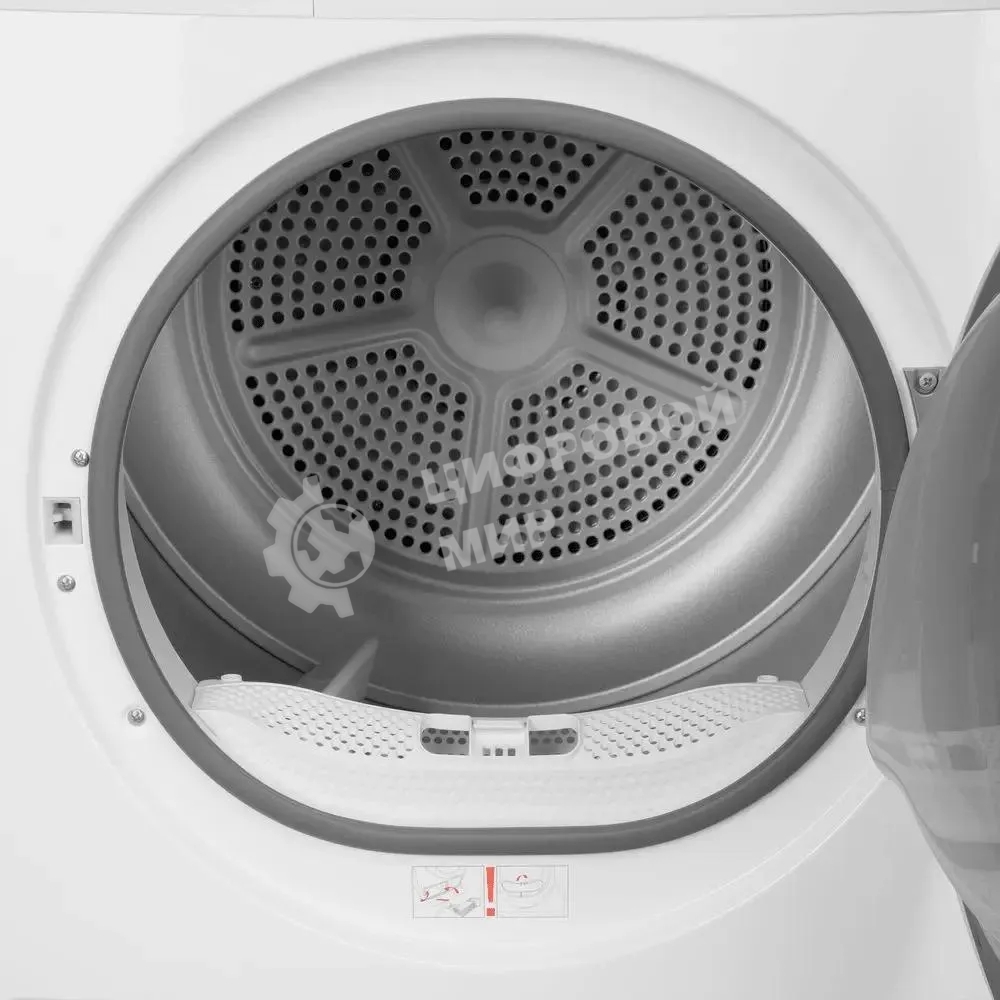 Сушильная машина MAUNFELD MFDM168WHE белый, 8 кг, сушка - конденсационная, программ - 16, 59.7 x 84.8 x 63.2 см