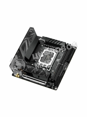 Материнская плата ASUS ROG STRIX B860-I GAMING WIFI, LGA1851, Intel B860, 2xDDR5, 4xSATA, 2xM.2, 1xPCIe 5.0 x16, 1xDP, 1xHDMI, 1xThunderbolt 4, 1x2.5Gb LAN, Wi-Fi 7, 2xUSB 2.0, 3xUSB 3.2 Gen 1, 1xUSB 3.2 Gen 2, 1xUSB 3.2 Gen 2x2, 1xUSB-C, 1xS/PDIF, 2x3.5 мм, 7.1, Mini-ITX