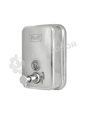 Дозатор для жидкого мыла из нерж. стали Puff-8605, хром, 500 мл, глянцевый, 17х12х12 см