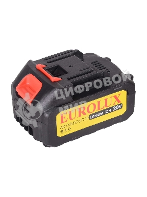 Мойка высокого давления аккумуляторная Eurolux M-20Li (с 1 АКБ и ЗУ в комплекте)