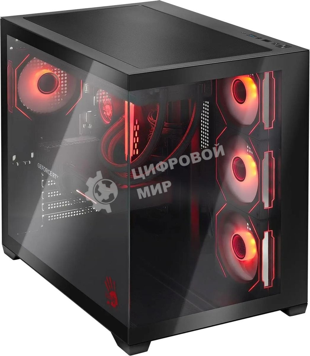 Компьютер Bloody BD-PC RAB84V2 TWR Ryzen 7 7700 (3.8) 32Gb SSD 1Tb RTX 5060TI 8Gb Win 11H 64 2.5xGbitEth 650W черный (RUS) (2142127)